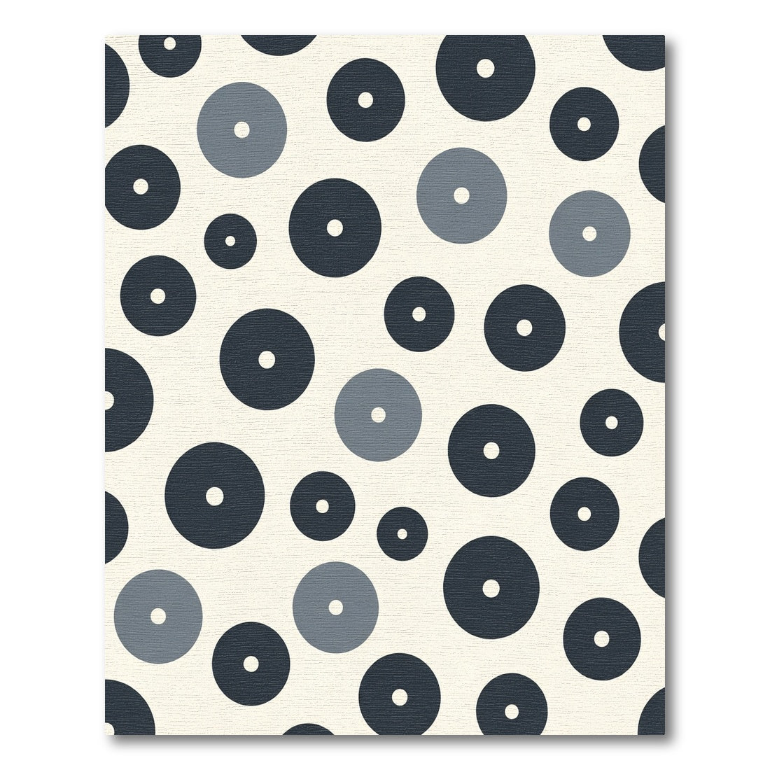 Navajo Blue Scattered Dot Arrangement Rug