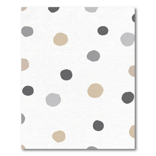 Neutral Tone Irregular Dot Placement Rug