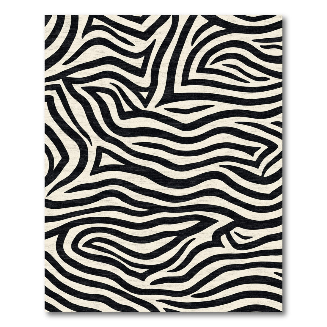 High Contrast Animal Print Rug