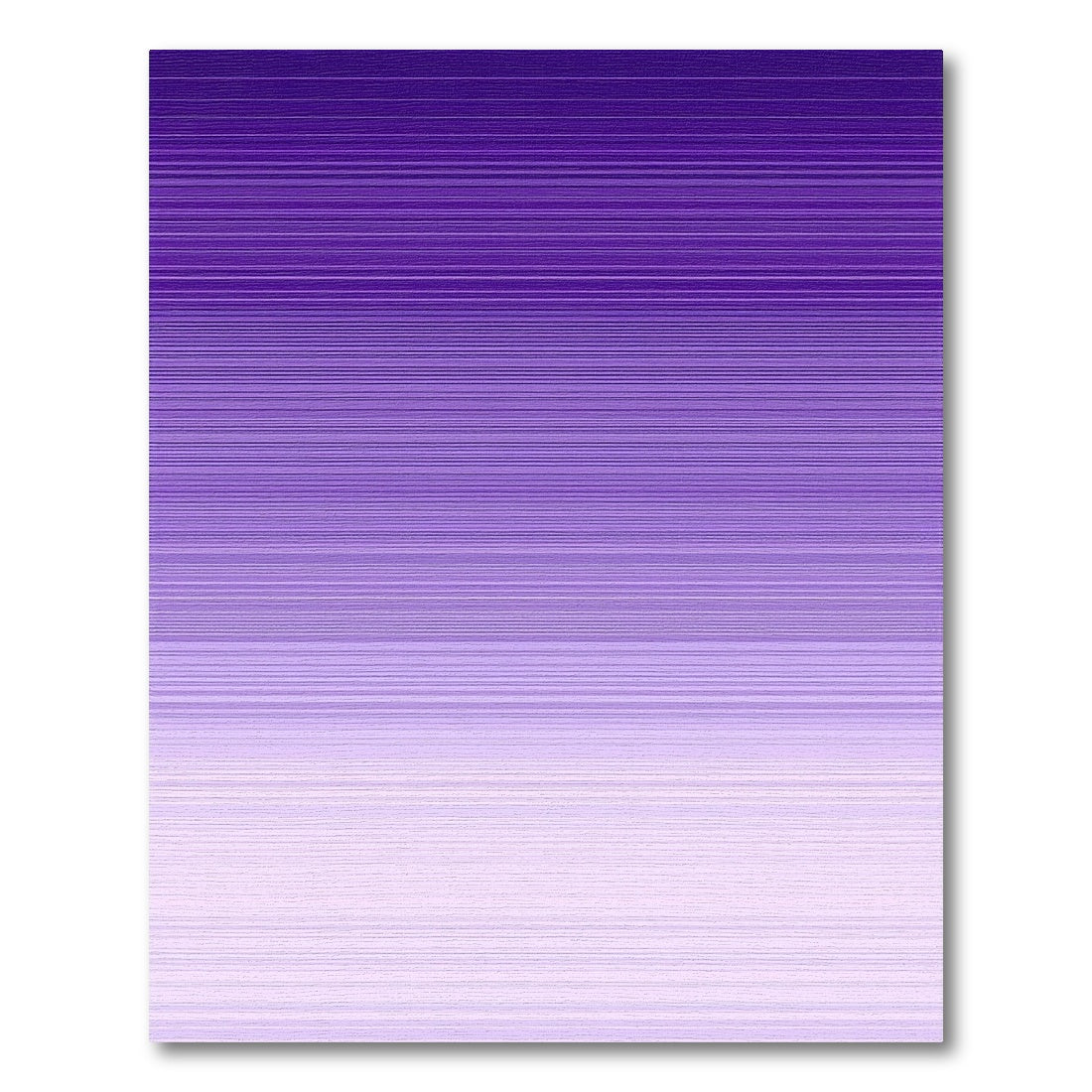 Deep Purple Lavender Ombre Striped Rug