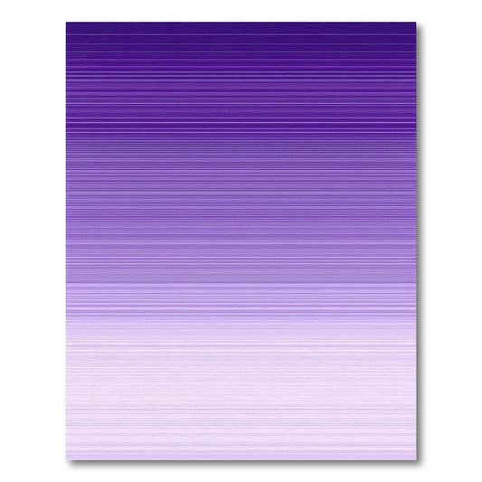 Deep Purple Lavender Ombre Striped Rug