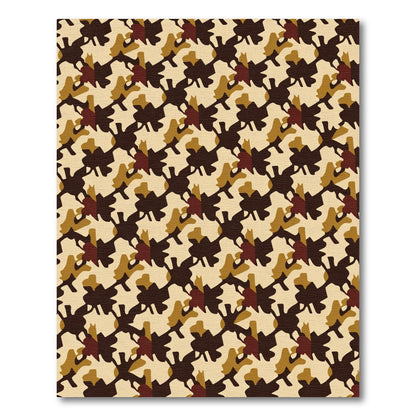 Earthy Organic All-Over Repeating Elements Rug