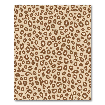 Neutral Leopard Spots Texture Rug