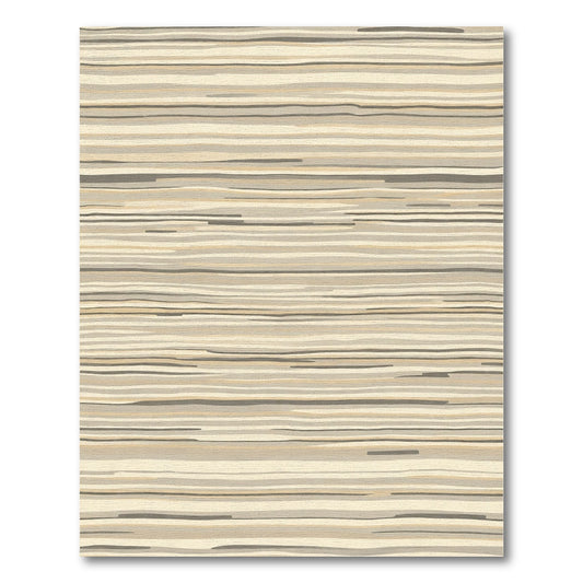 Earthy Tone Wavy Stripes Rug