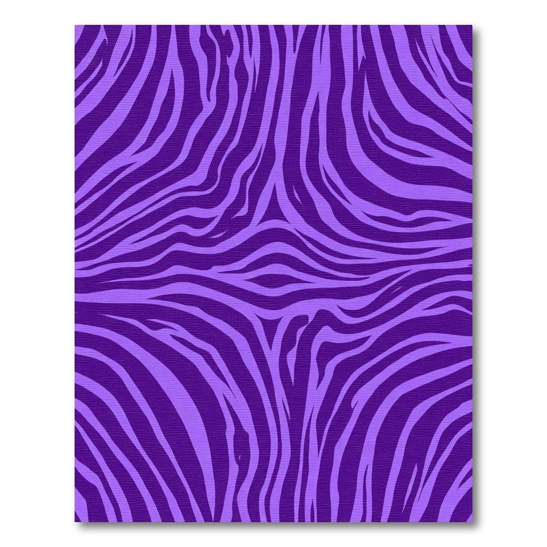 Vibrant Purple Zebra Stripe Rug