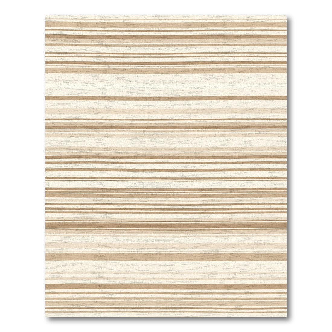 Earthy Multicolored Horizontal Stripe Rug