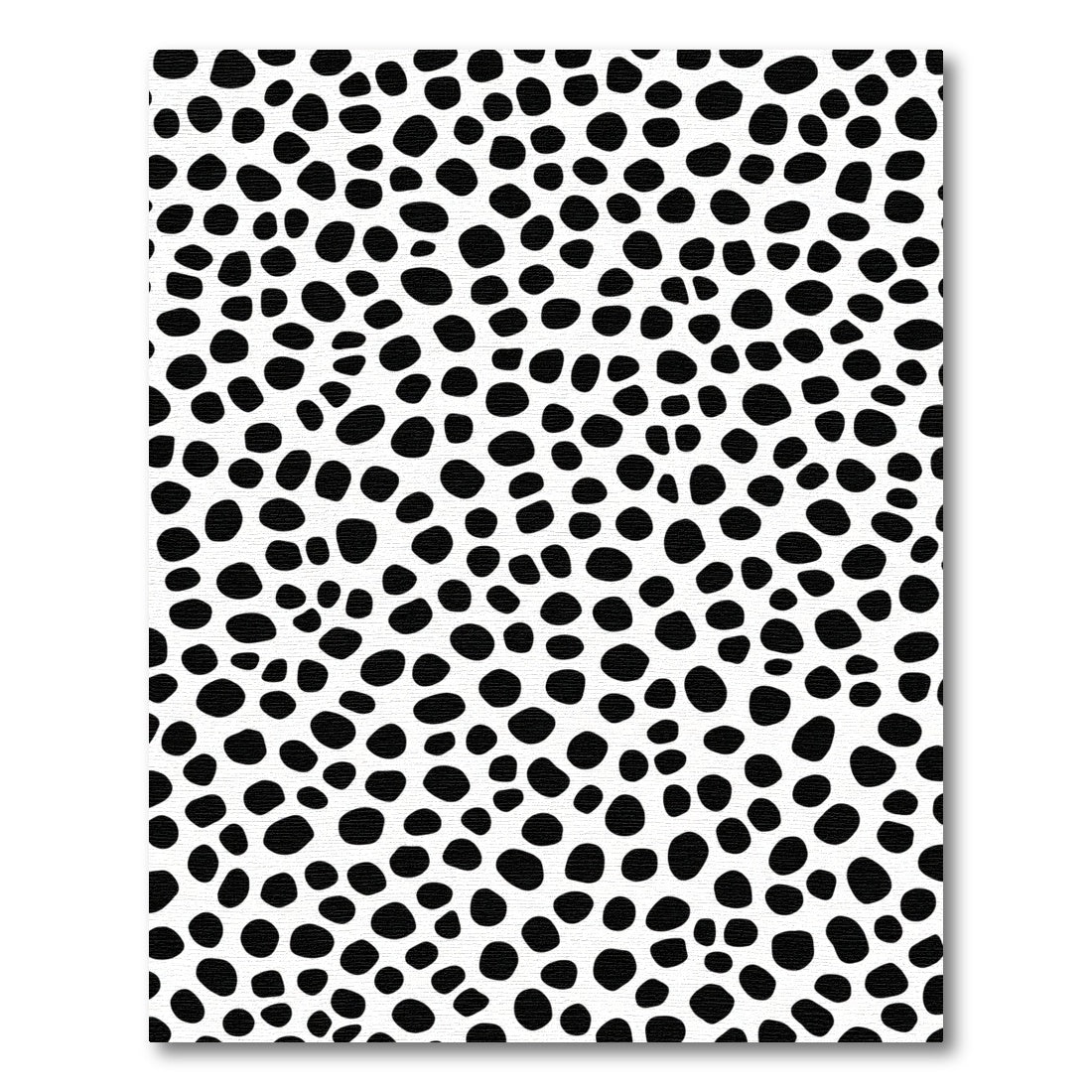 Monochromatic Spotted Organic Scatter Rug