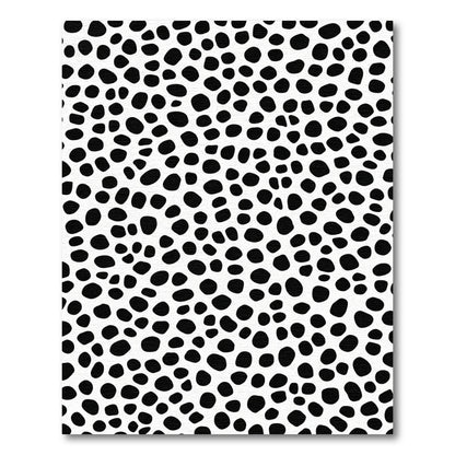 Monochromatic Spotted Organic Scatter Rug