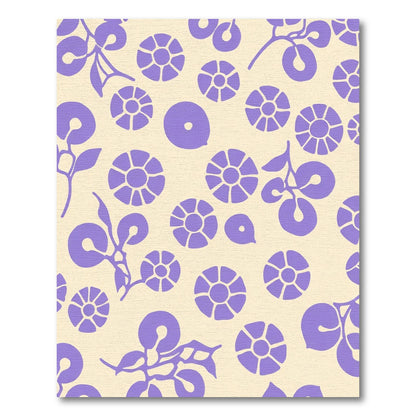Delicate Lavender Floral Clusters Rug