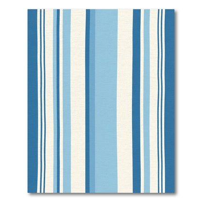 Ocean Breeze Striped Cream Rug