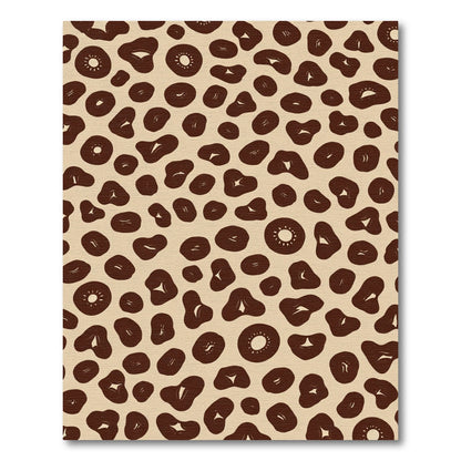 Brown Blush Leopard Spots Rug