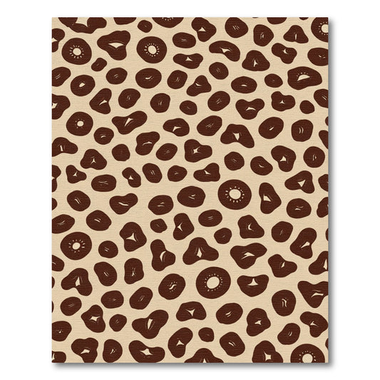 Brown Blush Leopard Spots Rug