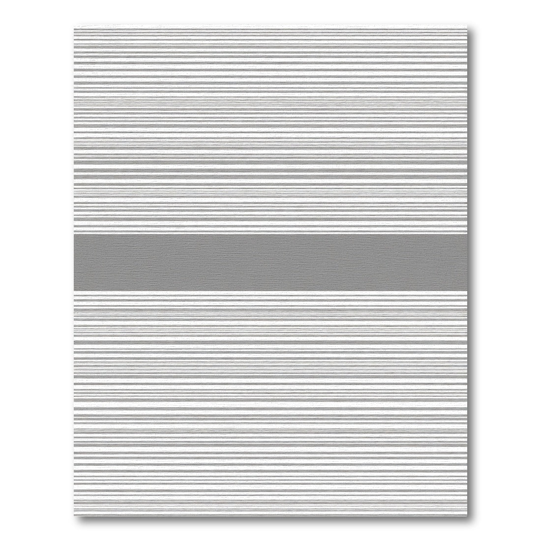 Modern Gray Stripe Minimalist Rug