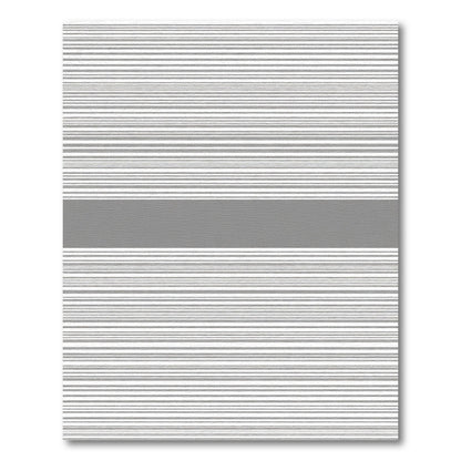 Modern Gray Stripe Minimalist Rug