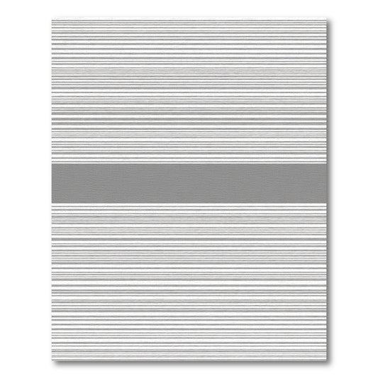 Modern Gray Stripe Minimalist Rug