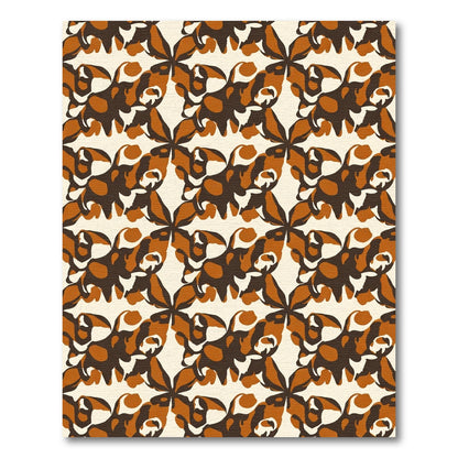 Chic Amber Abstracted Animal Rug